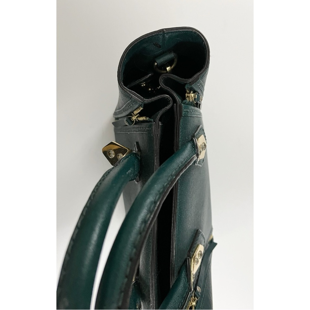 Henri Bendel • Rare Limited Edition Pebble Green A List Satchel - Picture 14 of 15